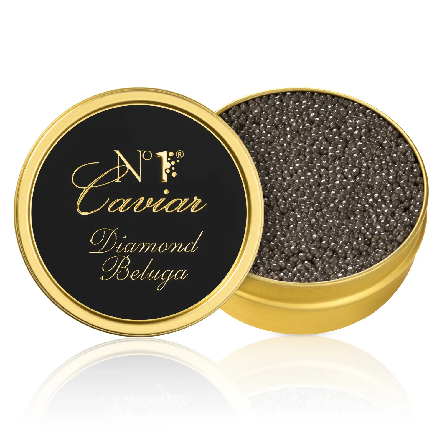 Икра чёрная Даймонд Белуга, забойная 250 г (Азербайджан)