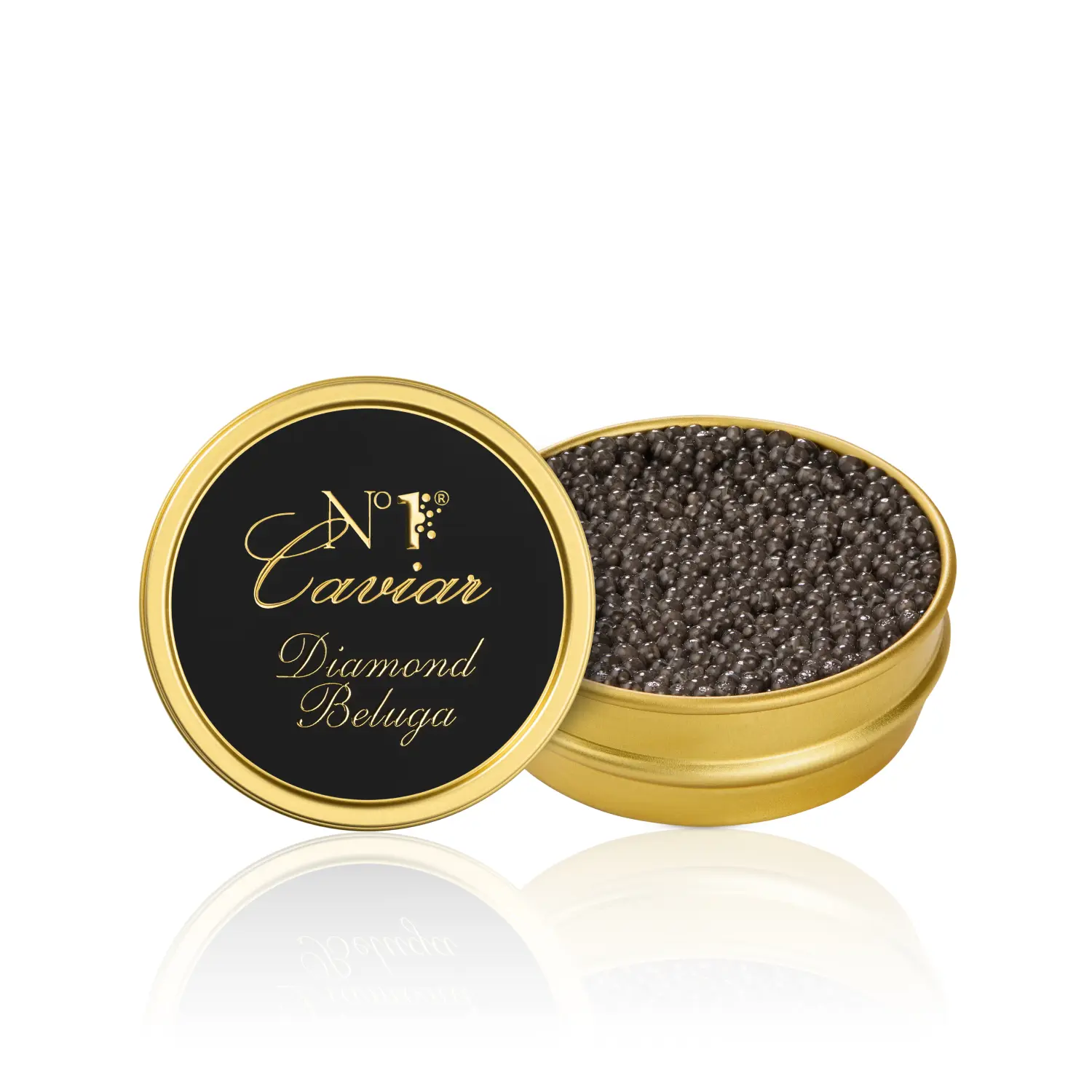 Икра чёрная Даймонд Белуга, забойная 50 г (Азербайджан)