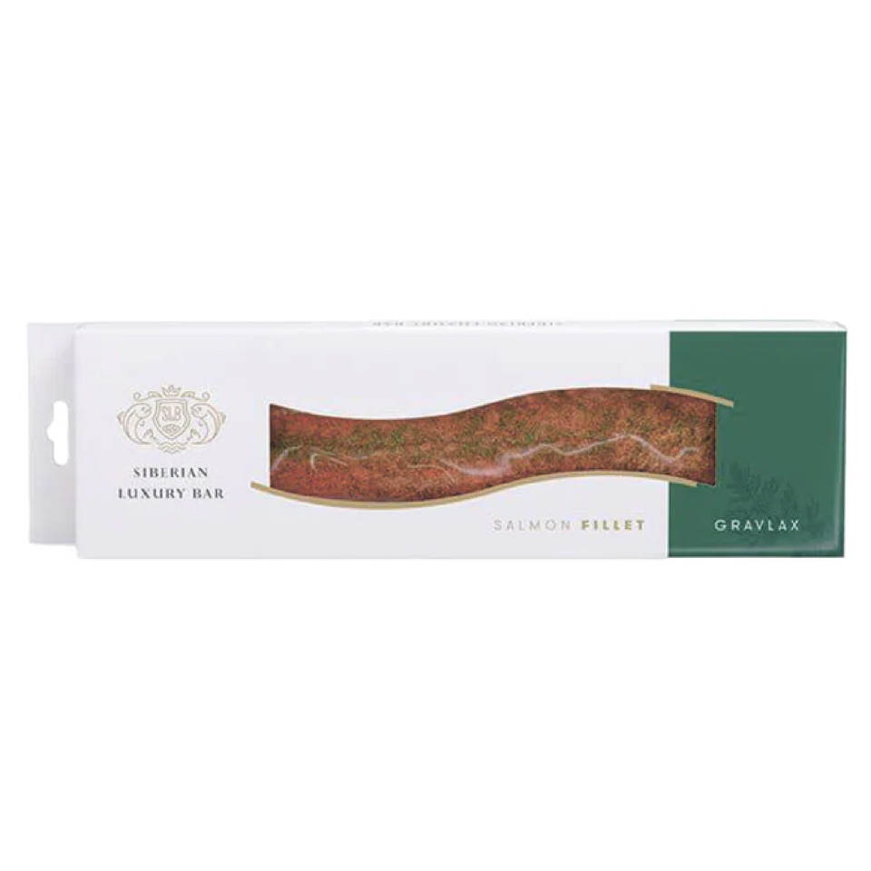 Лосось филе холодного копчения с укропом (большая коробка)