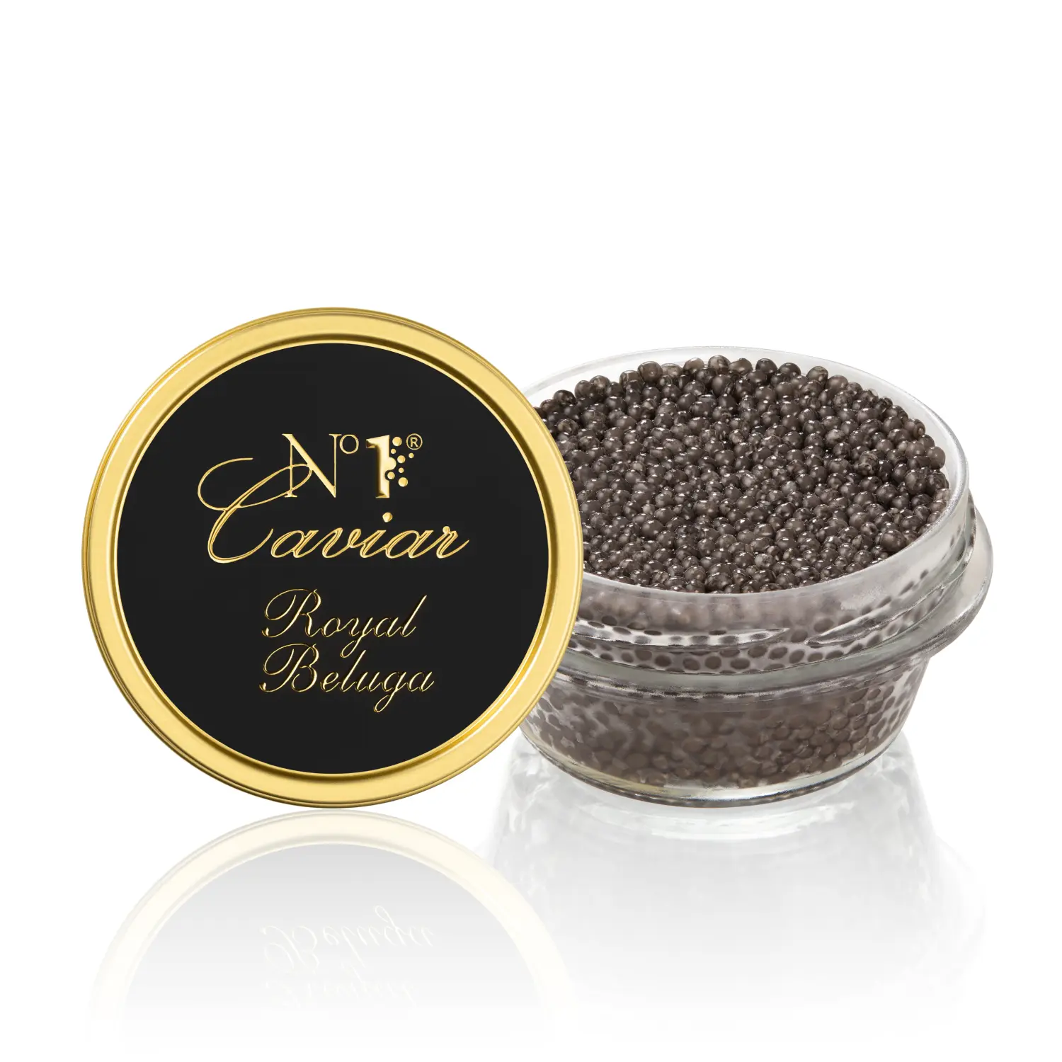 Икра чёрная Роял Белуга, забойная 113 г (Азербайджан)