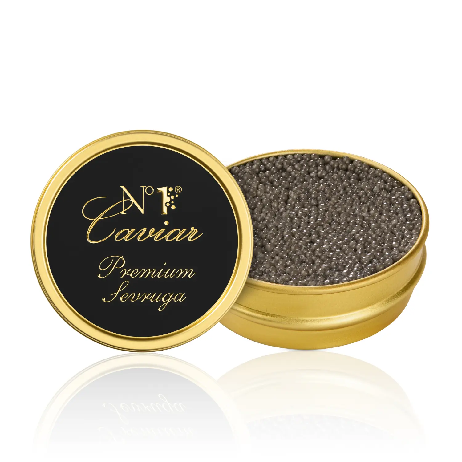 Икра чёрная Севрюга, забойная 125 г (Азербайджан)