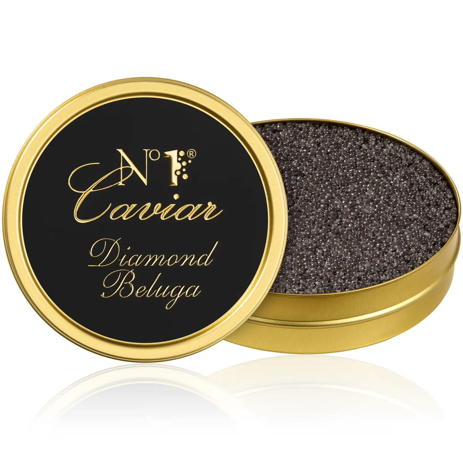 Икра чёрная Даймонд Белуга, забойная 1000 г (Азербайджан)