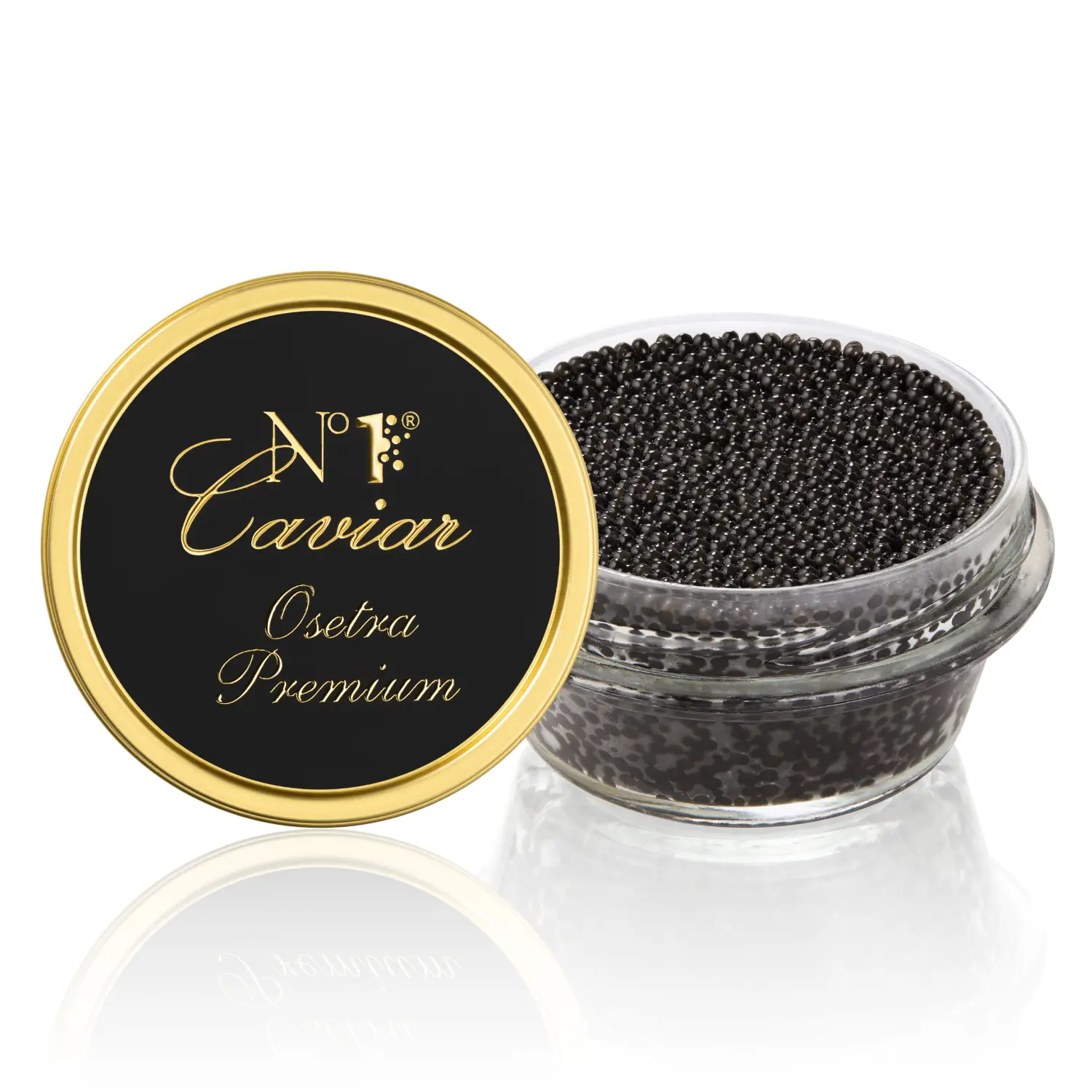 Икра чёрная Премиум Осётр, забойная 113 г (Азербайджан)