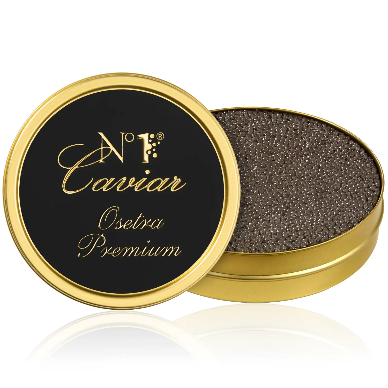 Икра чёрная Премиум Осётр, забойная 1000 г (Азербайджан)