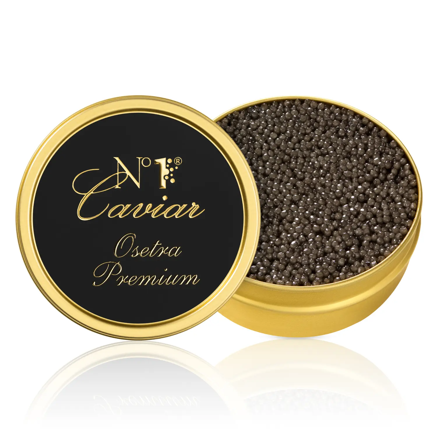 Икра чёрная Премиум Осётр, забойная 250 г (Азербайджан)