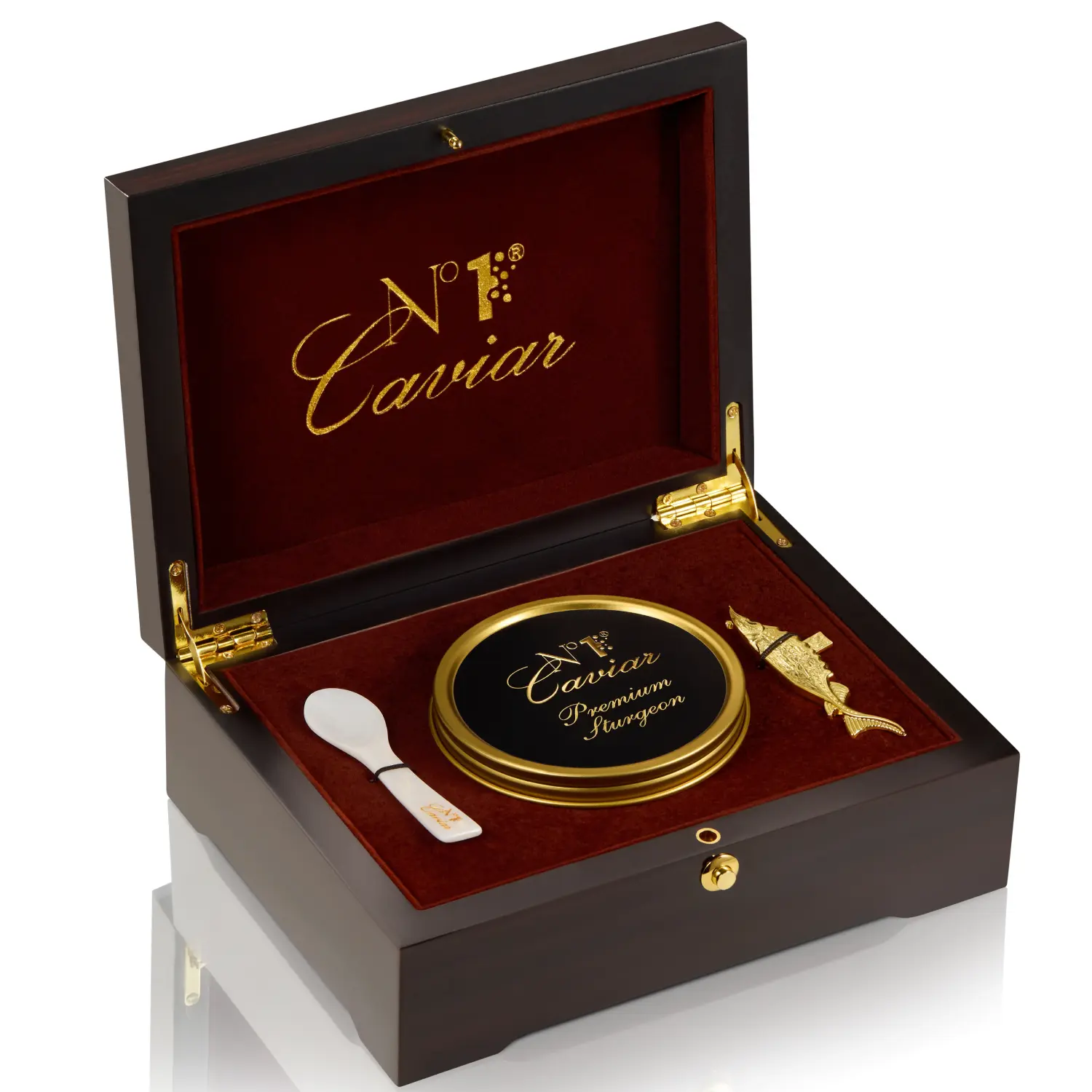 Подарочный набор чёрной икры Премиум Sturgeon Осётр, 250 г
