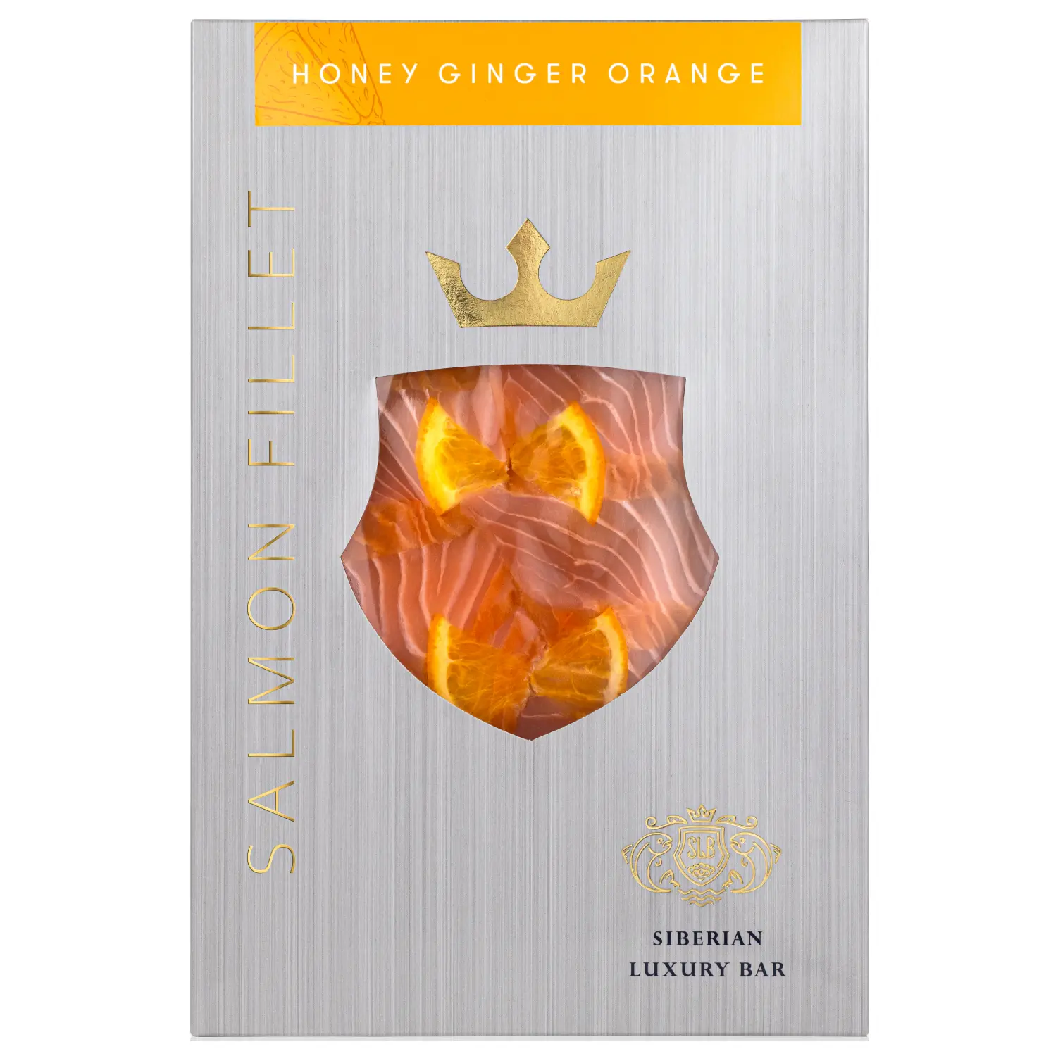 Лосось холодного копчения с апельсином, медом и имбирем (нарезка)