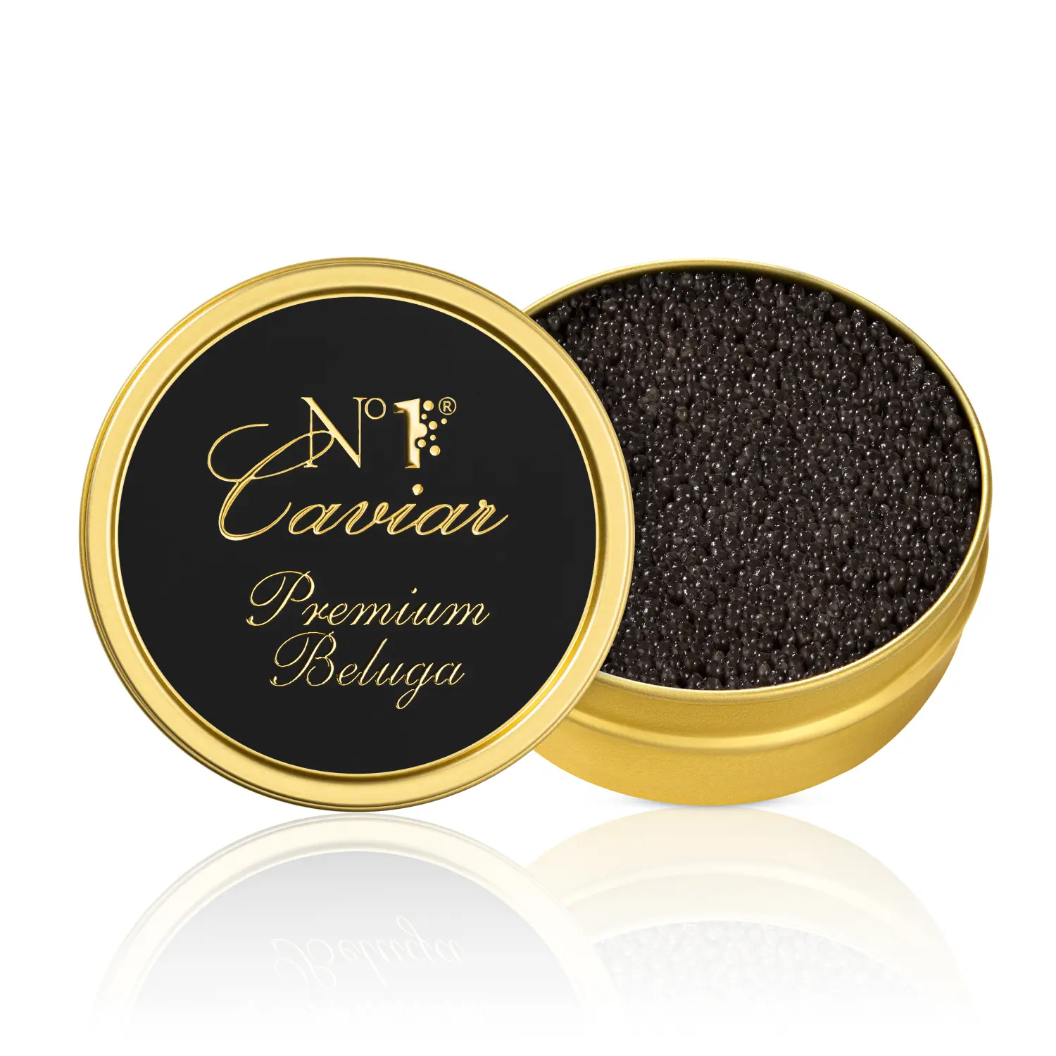 Икра чёрная Премиум Белуга, забойная 125 г (Азербайджан)