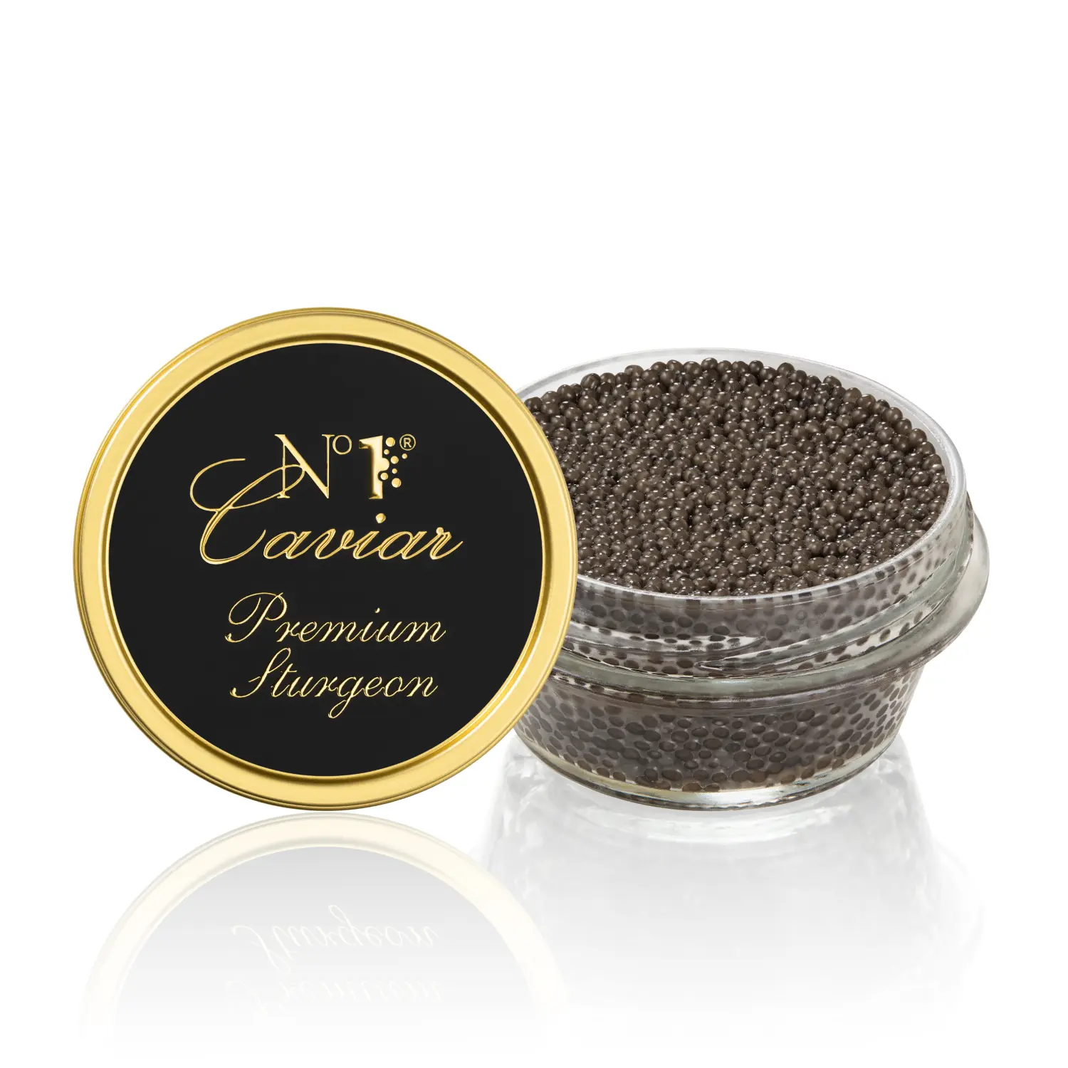 Икра чёрная Премиум Sturgeon Осётр, забойная 113 г (Азербайджан)