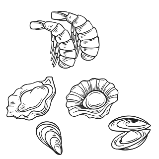 Морепродукты, крабы Каталог