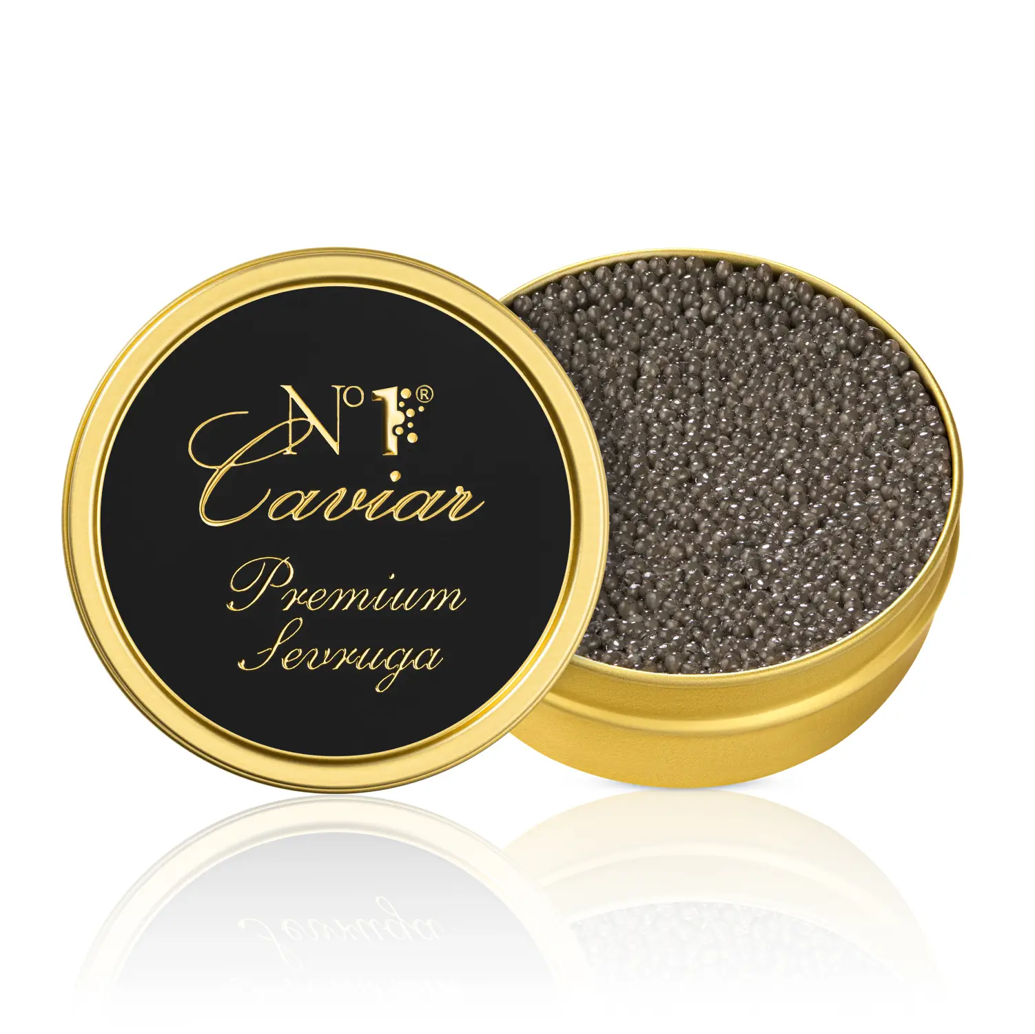 Икра чёрная Севрюга, забойная 125 г (Азербайджан)